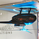 Illustration for article titled An Upside Down Helicopter Makes For One Bad-Ass Ceiling Fan